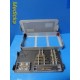 Synthes Spine Pangea Rods, Washer & Fracture Clamps Tray W/ Case ~ 31915