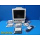 2010 Fukuda Denshi DS-7200 Dynascope Monitor, NBP,TEMP,SpO2,IBP,ECG Leads ~31941