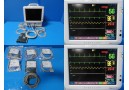 2010 Fukuda Denshi DS-7210 Dynascope Monitor & SpO2,NBP,ECG,Temp,IBP Leads~31927