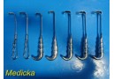 Lot of 7 Diplomat & Sklar Richardson Retractor W/ Hollow / Non Hollow Grip~21358