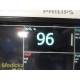 Philips VS4 Sure Signs Vital Monitor (TEMP NBP SPO2 REC) W/ Patient Leads~ 32180