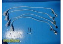 4X Siemens Drager MS27320 E/M SPR X8 SpO2 Cable Kit FOR PARTS ~ 32223