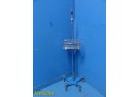GE Dinamap Pro Care Series Rolling Stand W/ Basket Blue ~ 32241
