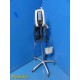 WelchAllyn 42NTB Spot Vital Signs (Temp,NBP,SpO2) Monitor W/ Leads & Stand~32240