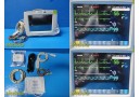 2014 Philips Intellivue MP30 Patient Monitor, Nellcor SpO2 W/ Leads,Module~32163