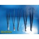 Lot of 9 Katena, MLB, Storz Assorted Surgical Utility Ophthalmic Forceps ~ 21361