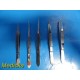 Lot of 9 Katena, MLB, Storz Assorted Surgical Utility Ophthalmic Forceps ~ 21361