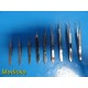 Lot of 9 Katena, MLB, Storz Assorted Surgical Utility Ophthalmic Forceps ~ 21361
