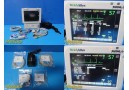 Hill Rom W.A ProPaq CS-242 Patient Monitor W/ NEW BATTERY & Patient Leads ~28613