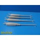 Unbranded (ELMED Surgical) Fully Coated Barnhill Adenoid Curettes W/ Case ~32437