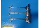 3X SKLAR V. Mueller Assorted Balfour Abdominal Retractors, Center Blades ~ 32453