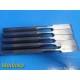 16X BD V. Mueller Assorted Hibbs Osteotomes OL: 9.5" Blade 6mm,19mm,32mm ~ 32663