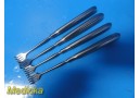 Lot of 4 Zimmer 2970 Rake Retractors 4 Prongs OL 6¼" Blade 1.2cm wide ~ 32750