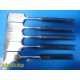 Miltex Integra Zimmer Konig Assorted Hibbs Osteotomes 1¼" - 9½" Straight~32752