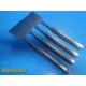 4X BD V. Mueller VM81-4724 Hibbs Osteotomes, 1-1/4" Blade,OL 9.5" Straight~32660