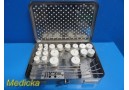 Nucletron 084350 Brachytherapy Applicator Set W/ Case(Heads & Applicators)~32722