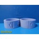 2X AES Inc Drager Medical Anesthesia System CASTrGARD Wheel Guards ~ 32886