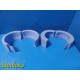 2X AES Inc Drager Medical Anesthesia System CASTrGARD Wheel Guards ~ 32886
