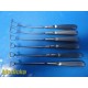 6X Symmetry SSI Ultra Barnhill Adenoid Curettes Reverse curve , 10 to 14mm~33566