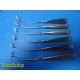 6X Symmetry SSI Ultra Barnhill Adenoid Curettes Reverse curve , 10 to 14mm~33566