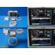 2016 Philips VS4 Sure Signs Monitor (TEMP, NBP, SPO2, Print) W/ Leads ~ 33252