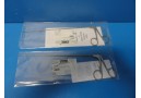 2 x KARL STORZ 8593A & 8593C KLEINSASSER ALLIGATOR FORCEPS W/O RATCHET (6998)