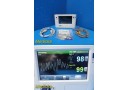 2014 Nellcor PM1000N Respiratory Monitor W/ SpO2 Sensor & Cable ~ 33491