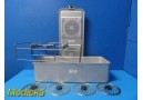 Aesculap JN445 Sterilization Container Extra Long 26"X11" W/ Tray & Plates~33919
