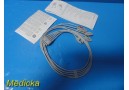 GE Healthcare 2106389-001 ECG Lead Wire Set, 5-Leads, Grabber, AHA, 74 cm ~33720