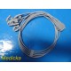 GE Healthcare 2106389-001 ECG Lead Wire Set, 5-Leads, Grabber, AHA, 74 cm ~33720