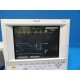 2003 Philips V24C Colored Monitor W/ Rack Leads (NBP SpO2 EKG & Print) (9633 )