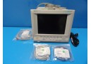 HP V24CT Trasnsport Patient Monitor (CO2 NBP SpO2 EKG Print) W/ Cables (11134)