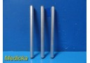 3X Zimmer Chick Orthopedics Traction Frame Plain Bar 18" W/ Plastisol Plug~33990