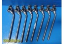 Lot of 8 Zimmer Orthopedics Traction Frame Angled IV Posts With Clamp ~ 33991