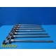 7X Zimmer Ortho Traction Frame I.V Post With Clamp 18" Length ¾" Dia ~34000