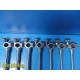 7X Zimmer Ortho Traction Frame I.V Post With Clamp 18" Length ¾" Dia ~34000