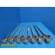 7X Zimmer Orthopedics Traction Frame I.V Post W/ Clamp 18" Length ¾" Dia~33761