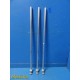 3X J&J DE POY Orthopedic Traction Frame Plain Bars W/ Swivel Clamp 48" ~ 33763