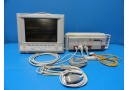 HP Agilient Viridia 24C Neonatal Color Monitor W/ Rack 6 Modules & 03 Leads(8726