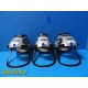 3X Stryker Ref 400-610 T5 Surgical Helmets W/ 8X Battery Packs & Charger ~ 34132