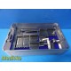 Symmetry Codman 46-3190 Karlin Set Spinal Crank Frame Retractor W/ Tray ~ 34539