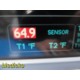 GE Dash 4000 Monitor (CO,IBP,NBP,ECG,TEMP,Masimo SPO2) W/ Patient Leads ~ 34113