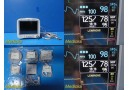 2014 GE Dash 4000 Patient Monitor CO2 IBP NBP ECG TEMP Masimo SPO2 & Leads~34093