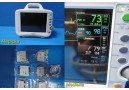 2009 GE Dash 3000 Monitor Masimo SpO2 CO2 T/CO, IBP, NBP ECG PRINT & Leads~34042