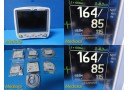 2008 GE Dash 5000 (CO2, ECG, IBP, NBP, TEMP, SpO2) Monitor W/ NEW Leads ~ 34046