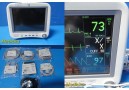 GE Dash 4000 Patient Monitor (IBP, NBP, ECG, TEMP, Masimo SPO2) W/ Leads ~ 34047