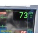 GE Dash 4000 Patient Monitor (CO2,IBP,NBP,ECG,TEMP,Masimo SPO2) W/ Leads ~ 34062