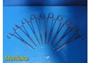 9X Teleflex Pilling 18-2615 Rochester Ochsner Forceps Straight 1x2" Teeth~34544