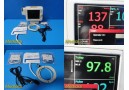 2012 Philips Sure Signs VS3 Vitals Monitor W/ Patient Leads &Client Bridge~34219