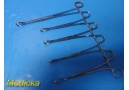 5X V.Mueller, Miltex, Pilling Assorted Ballenger/Foerster Sponge Forceps ~ 34567